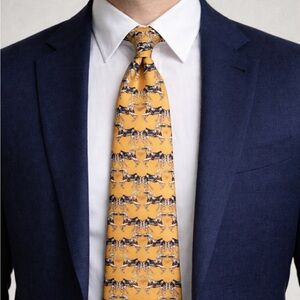 Brooks Brothers Makers Carousel Horse Silk Novelty Tie Made in USA 💛